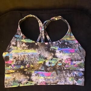Lululemon and Abstract Sports Bra- SZ. 8